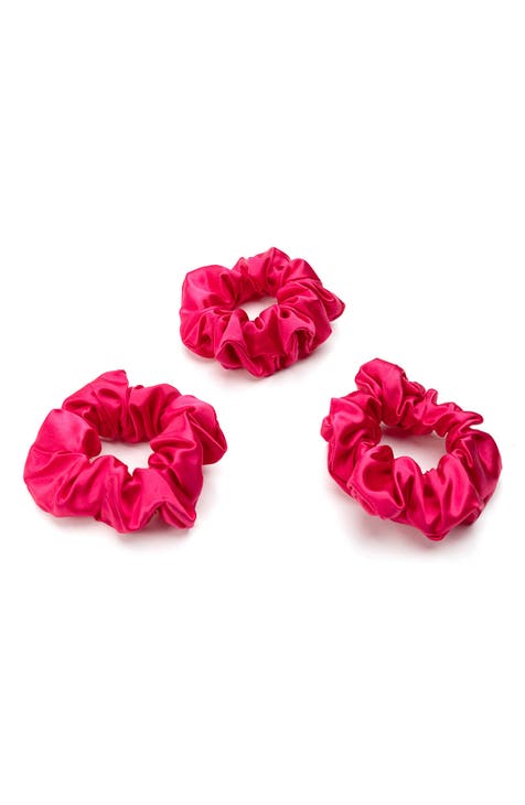 3-Pack Silk Scrunchies