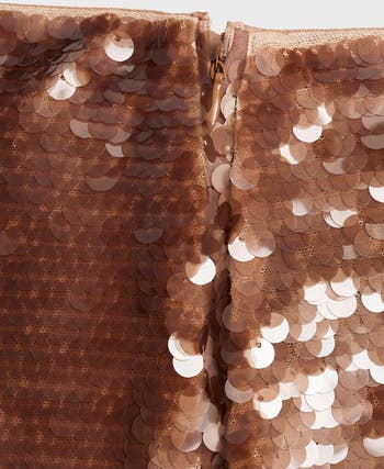 Sequin Midi Skirt