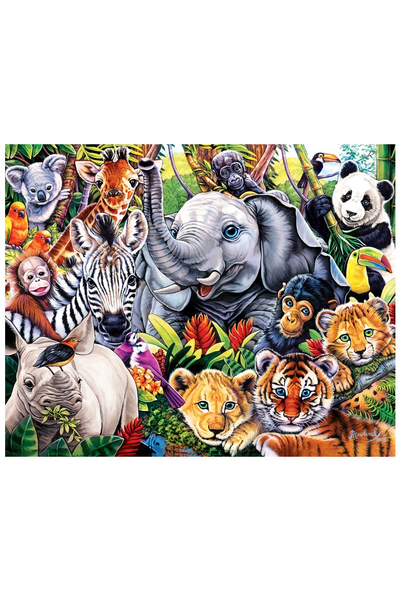 World of Animals 100pc Puzzles 4-Pack V1, Alternate, color, Multicolor