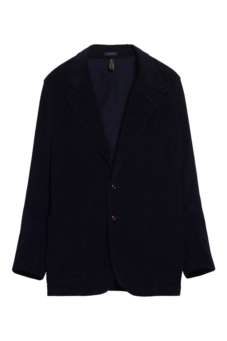 Games Cotton Corduroy Blazer, Alternate, color, NAVY