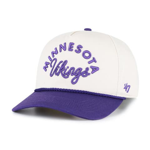 Women's '47 Natural Minnesota Vikings Rope Script Hitch Adjustable Hat