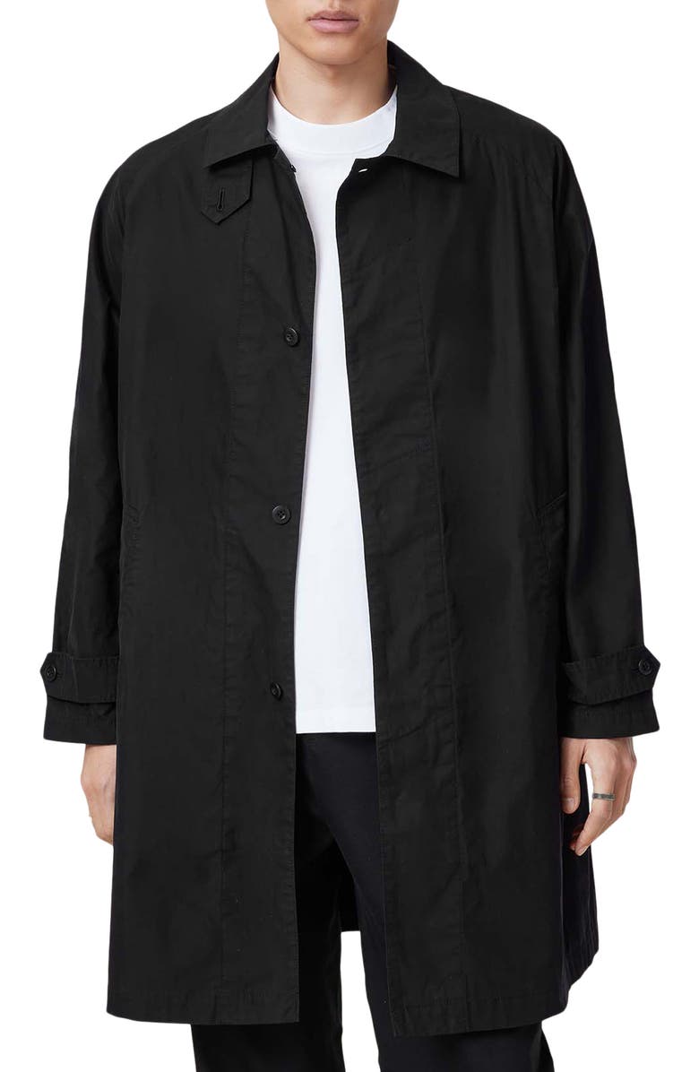 AllSaints Tillman Mac Overcoat, Alternate, color, 