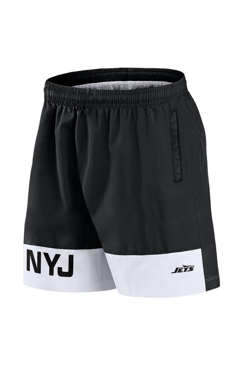 Men's Fanatics Black New York Jets Elements Shorts, Alternate, color, Black
