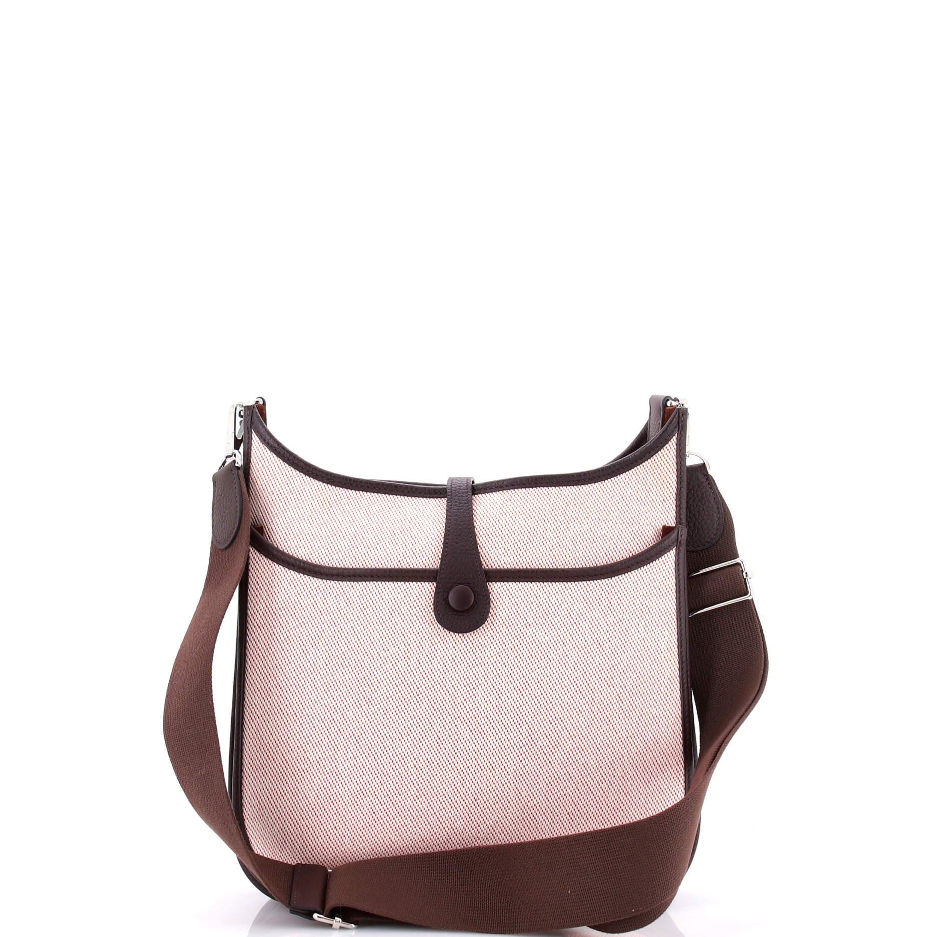 Evelyne Bag Gen III Toile and Leather PM, Alternate, color, Red