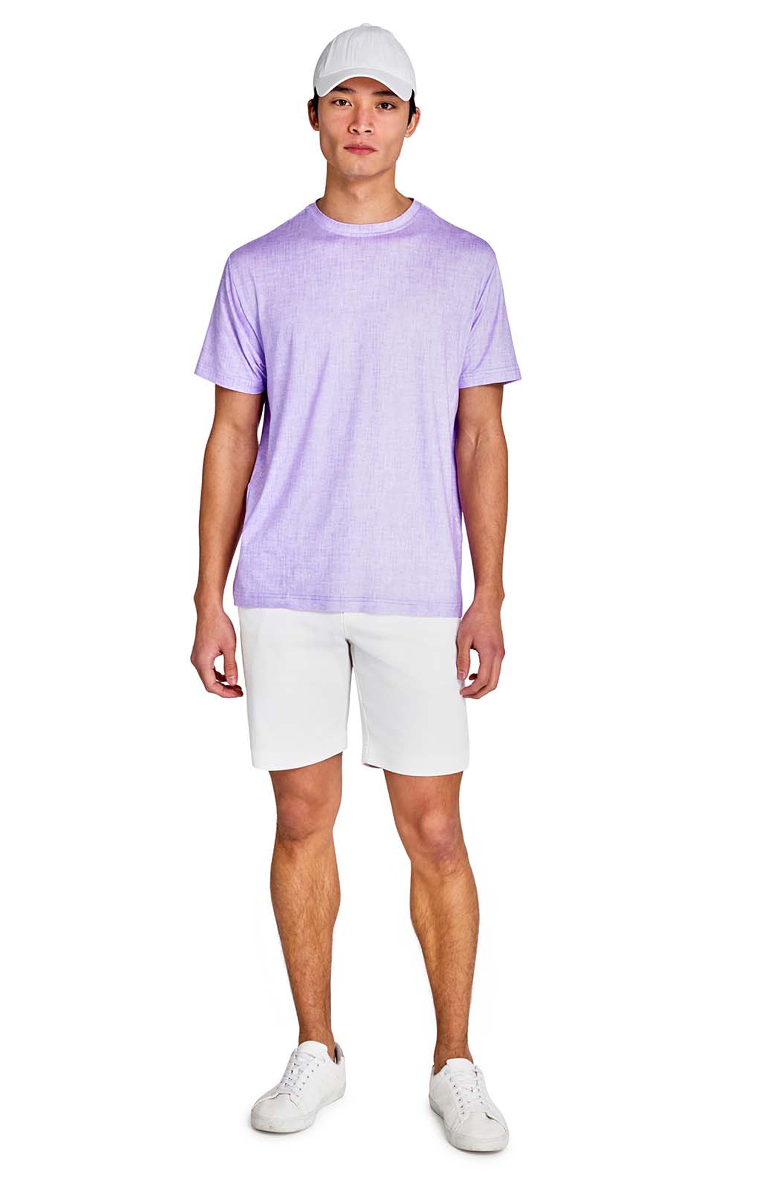 CONSTRUCT Regular Fit Chambray Recycled Performance Golf T-Shirt (Men ...