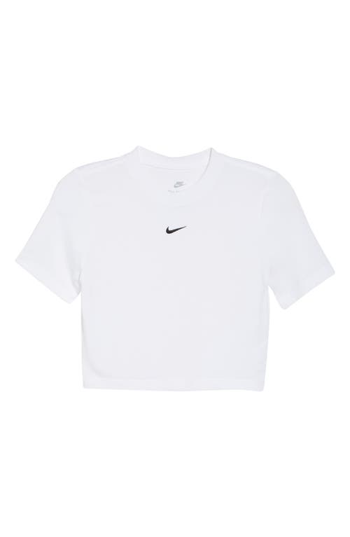 Nike Sportswear Essential Slim Crop Top In White