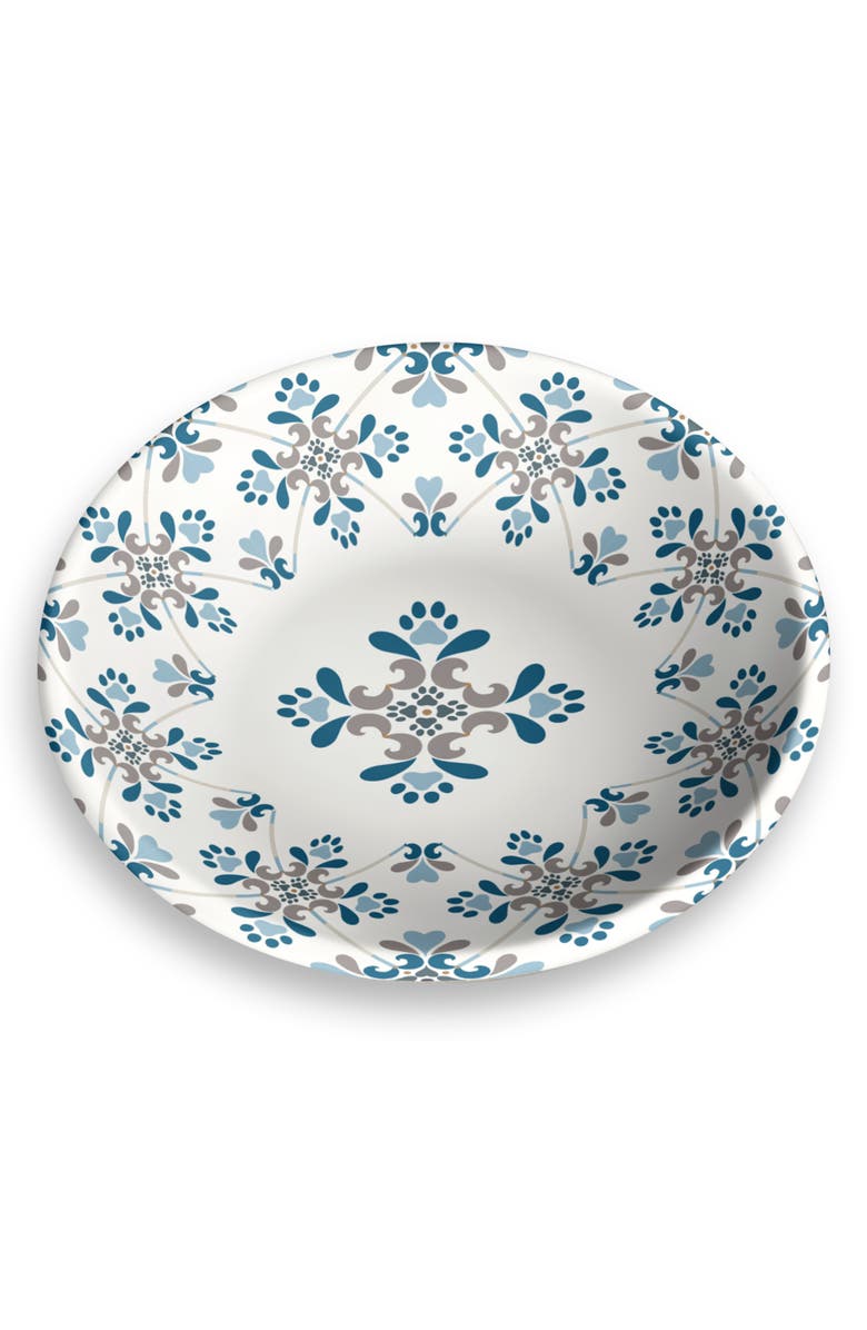 TarHong Pawsitano Tile Pet Bowls & Mat Set, Alternate, color,