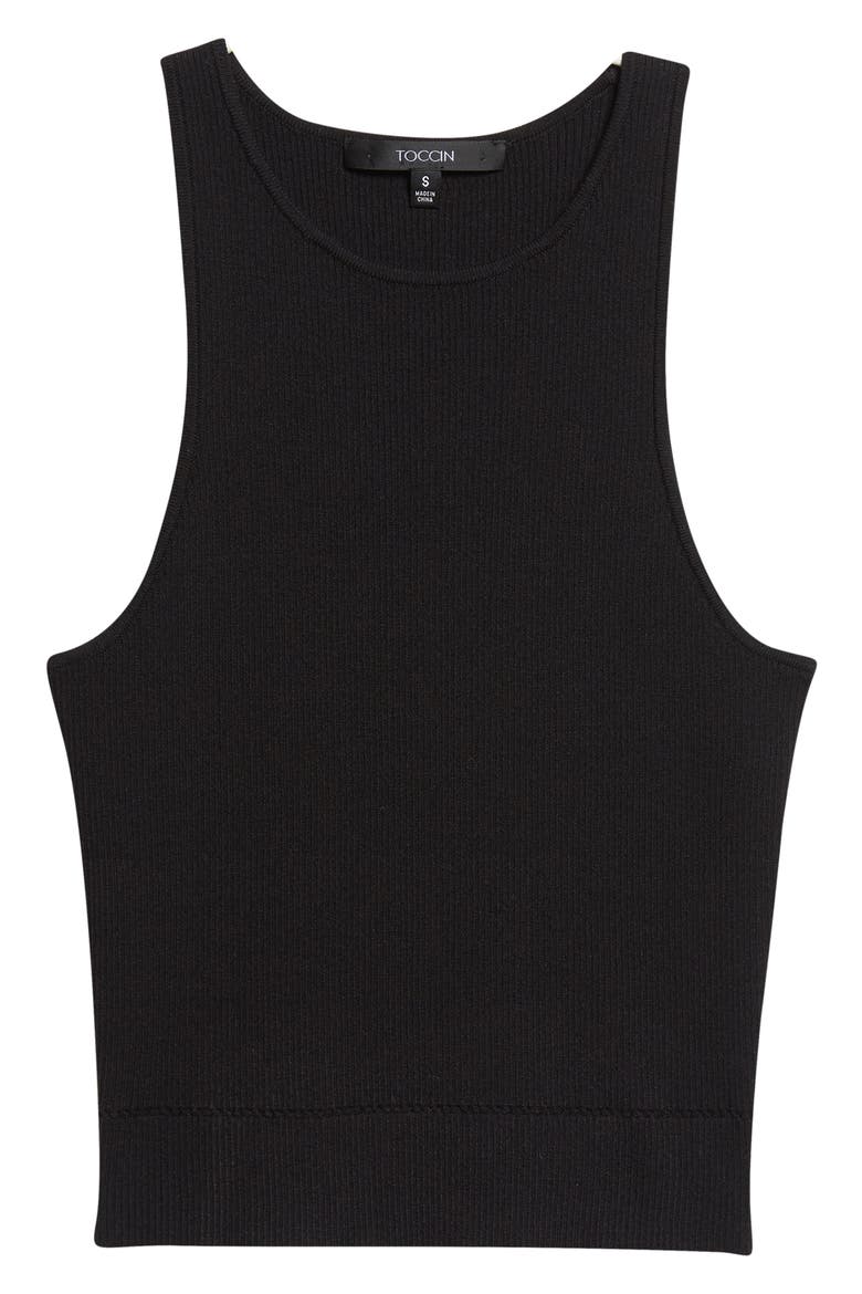 Avery Racerback Tank, Alternate, color, JET