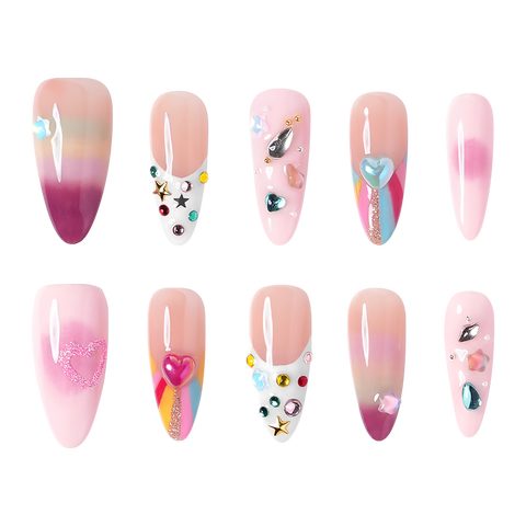 San Francisco - Medium Almond Press-on Nails