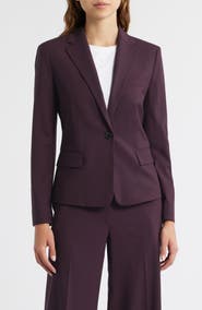 Theory Slim Fit Stretch Wool Blazer