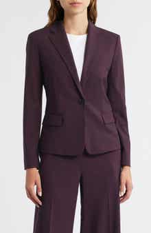 Theory Slim Fit Stretch Wool Blazer
