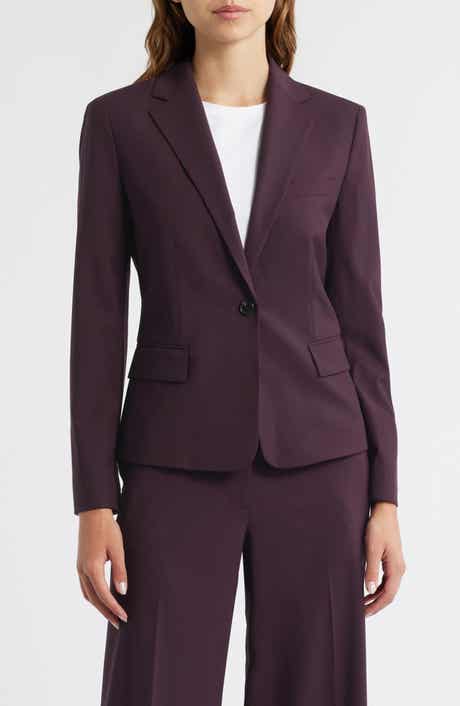Theory Slim Fit Stretch Wool Blazer