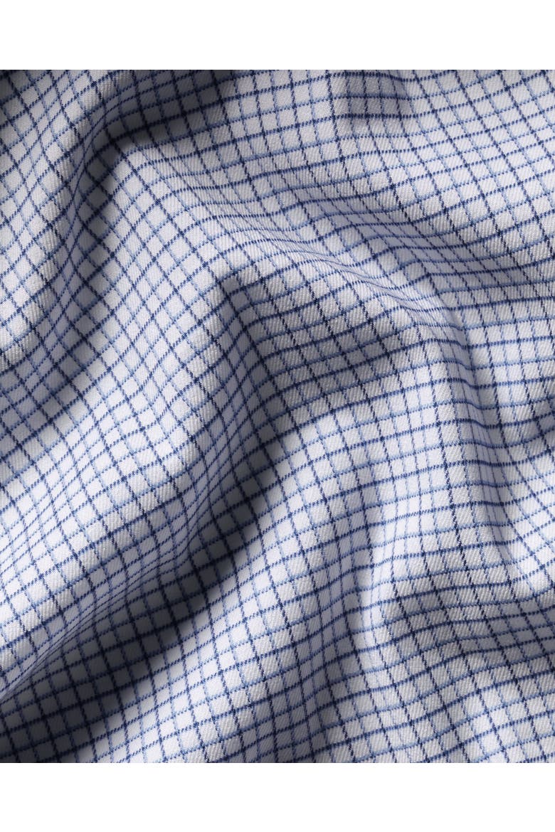 Non-iron Performance Check Slim Fit Shirt, Alternate, color, Mid Blue