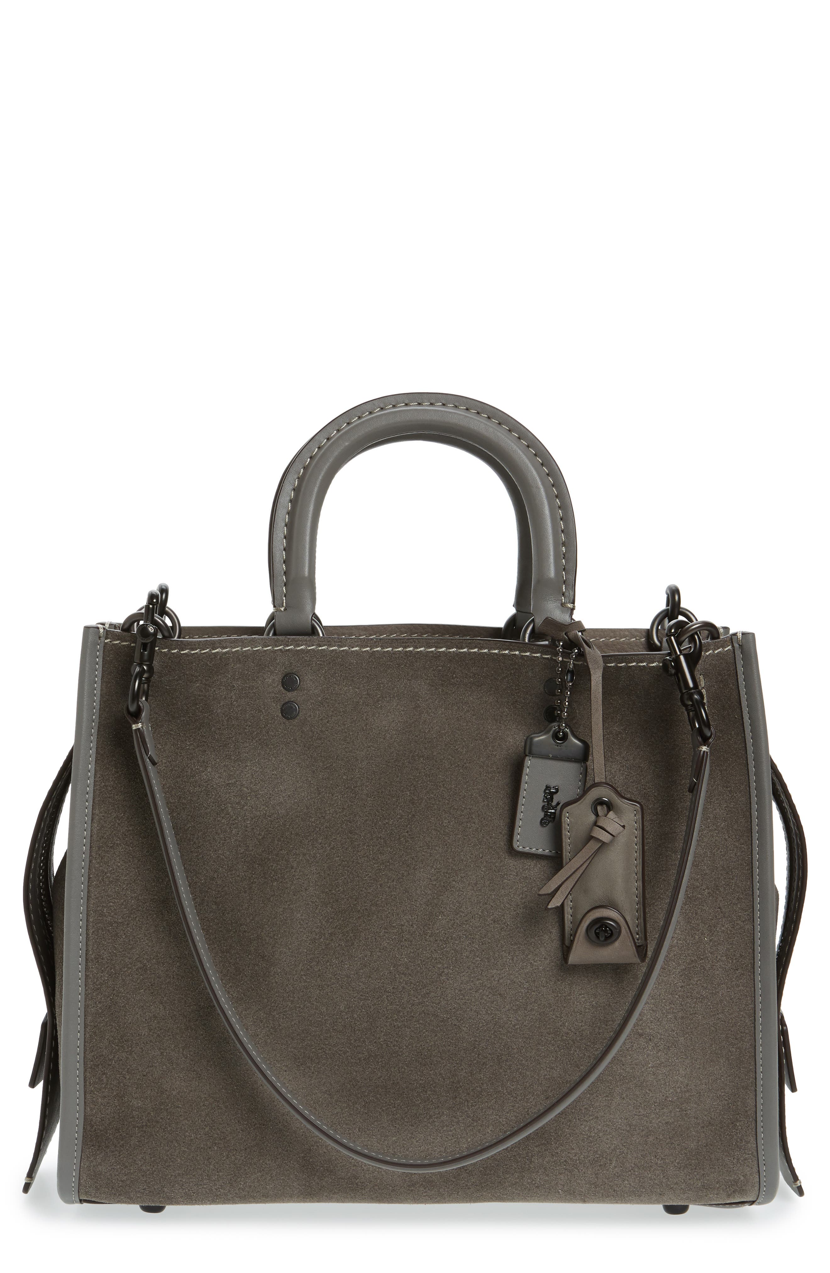 COACH 1941 'Rogue' Leather Satchel, Main, color, 