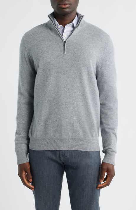 Quarter Zip Cashmere Sweater