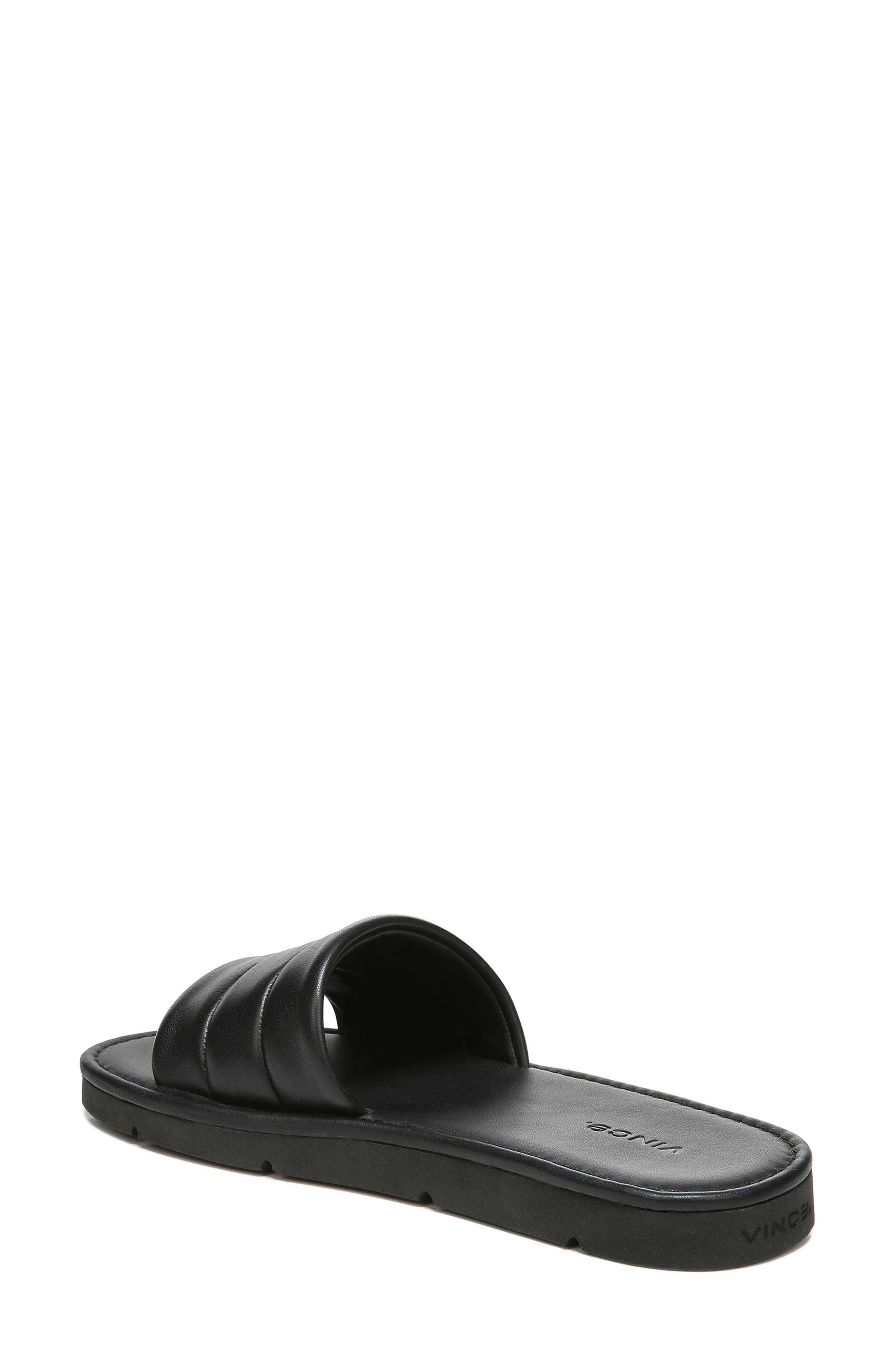 Vince Olina Slide Sandal, Alternate, color, Black