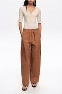 Bimba y Lola Cotton Cargo Trousers