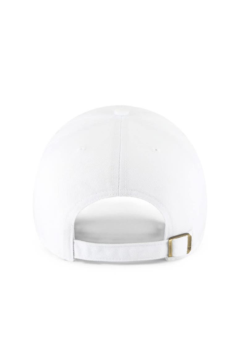 Men's '47  White Utah Mammoth Clean Up Adjustable Hat, Alternate, color, White