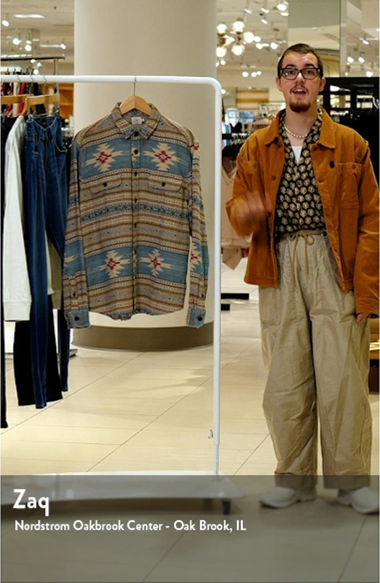 Doug Good Feather Canyon Organic Cotton Overshirt, sales video thumbnail