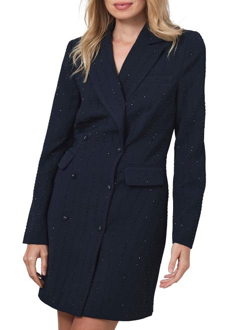 Pinstripe Blazer Mini Dress