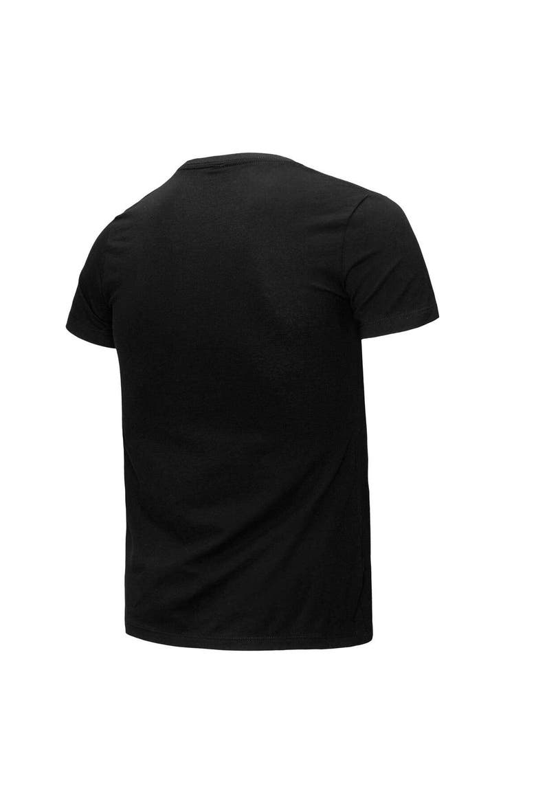 Men's Mitchell & Ness  Black Texas Longhorns Retro Brush Mineral Wash T-Shirt, Alternate, color, Black