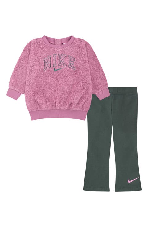 Embroidered Sweatshirt & Flare Pants Set (Baby)
