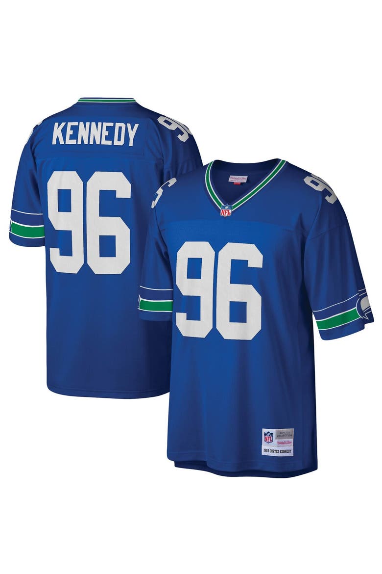 Men's Mitchell & Ness Cortez Kennedy Royal Seattle Seahawks Legacy Replica Jersey, Alternate, color, Royal