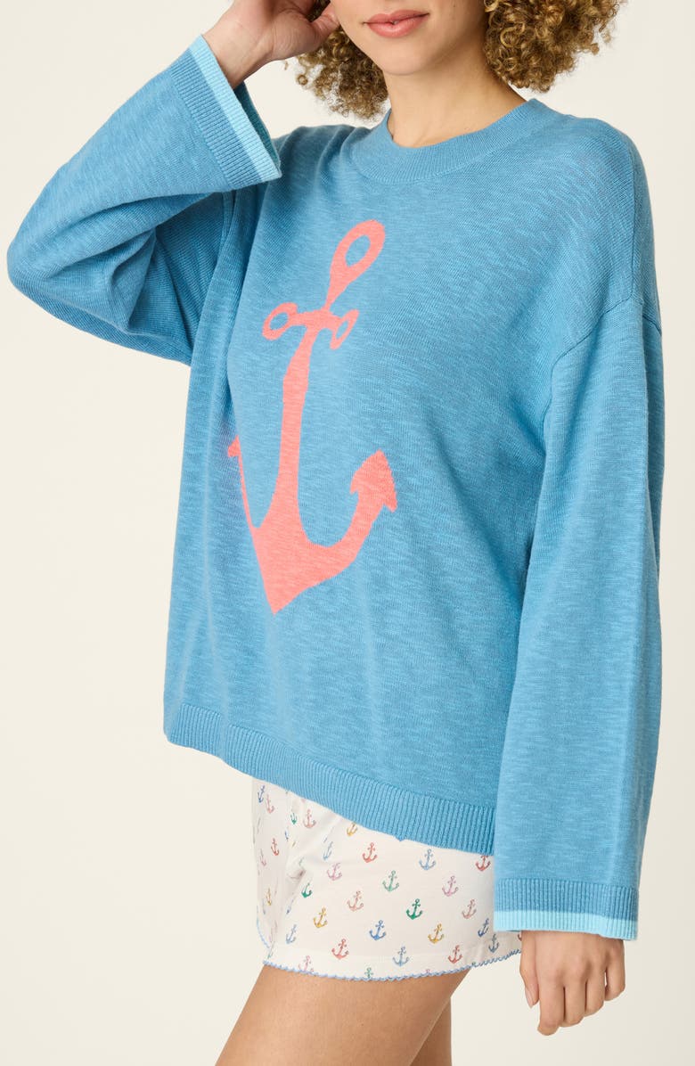 PJ Salvage Meet Me by the Sea Sweater, Alternate, color, 