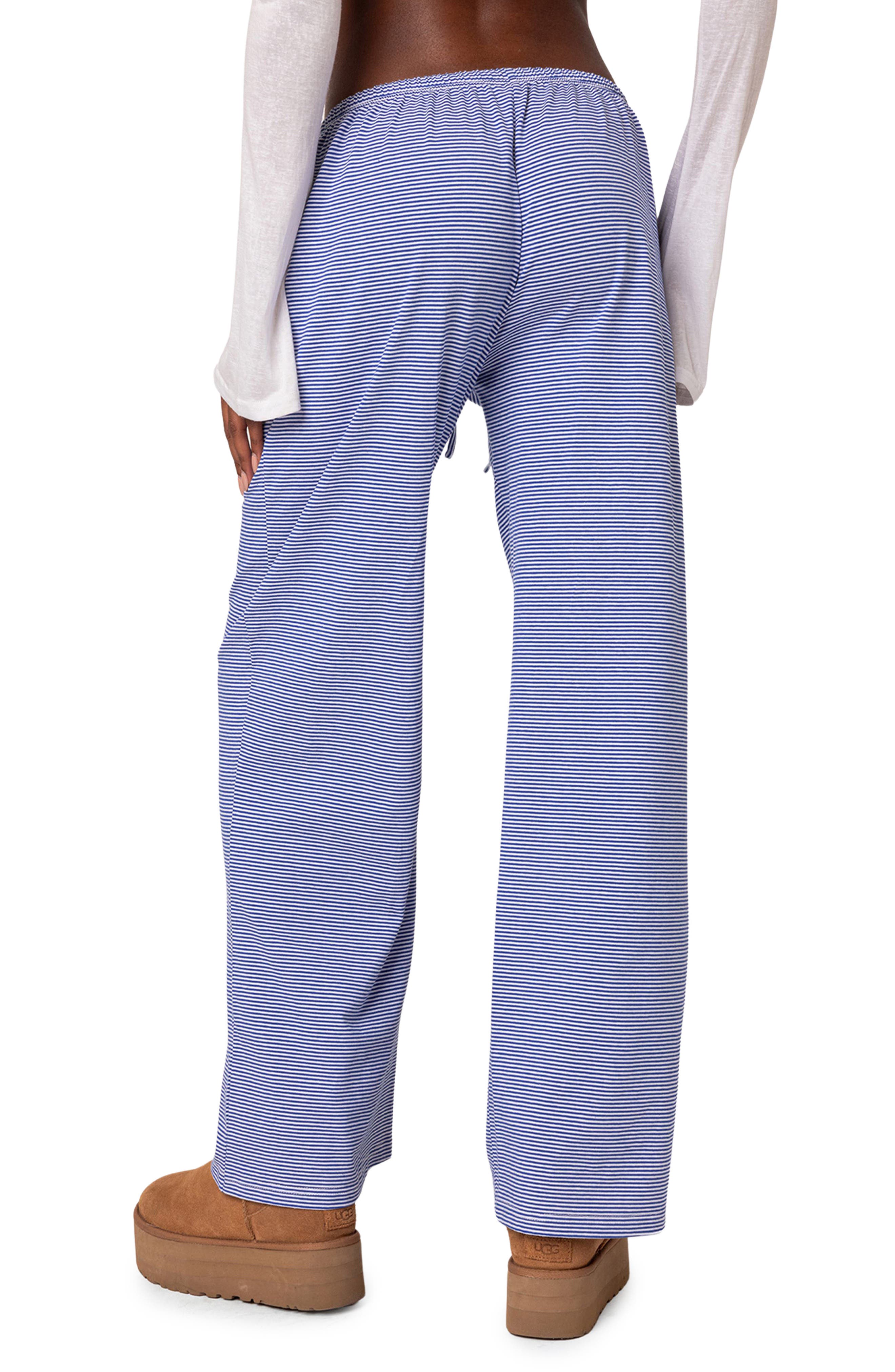 Olivia Stripe Relaxed Fit Pants - image 2