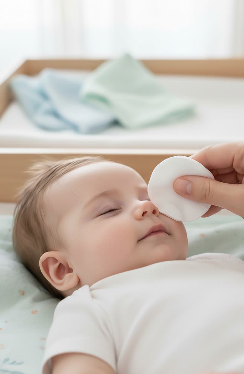 NOLEO 900-Pack Small Organic Cotton Rounds, Alternate, color, White