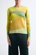 Pleats Please Issey Miyake Orbit Pleated Top