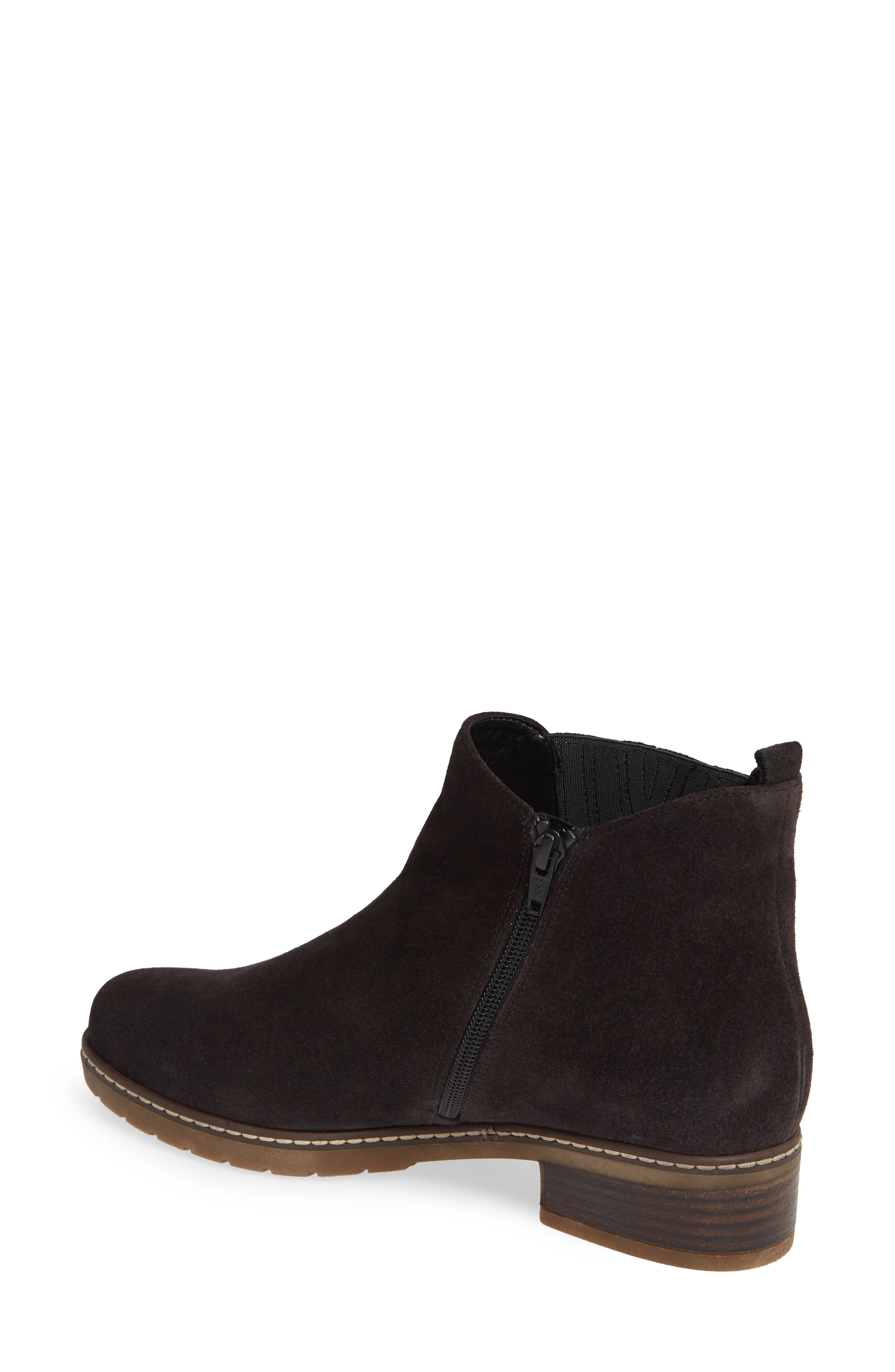 Suede Bootie, Alternate, color, DARK GREY SUEDE