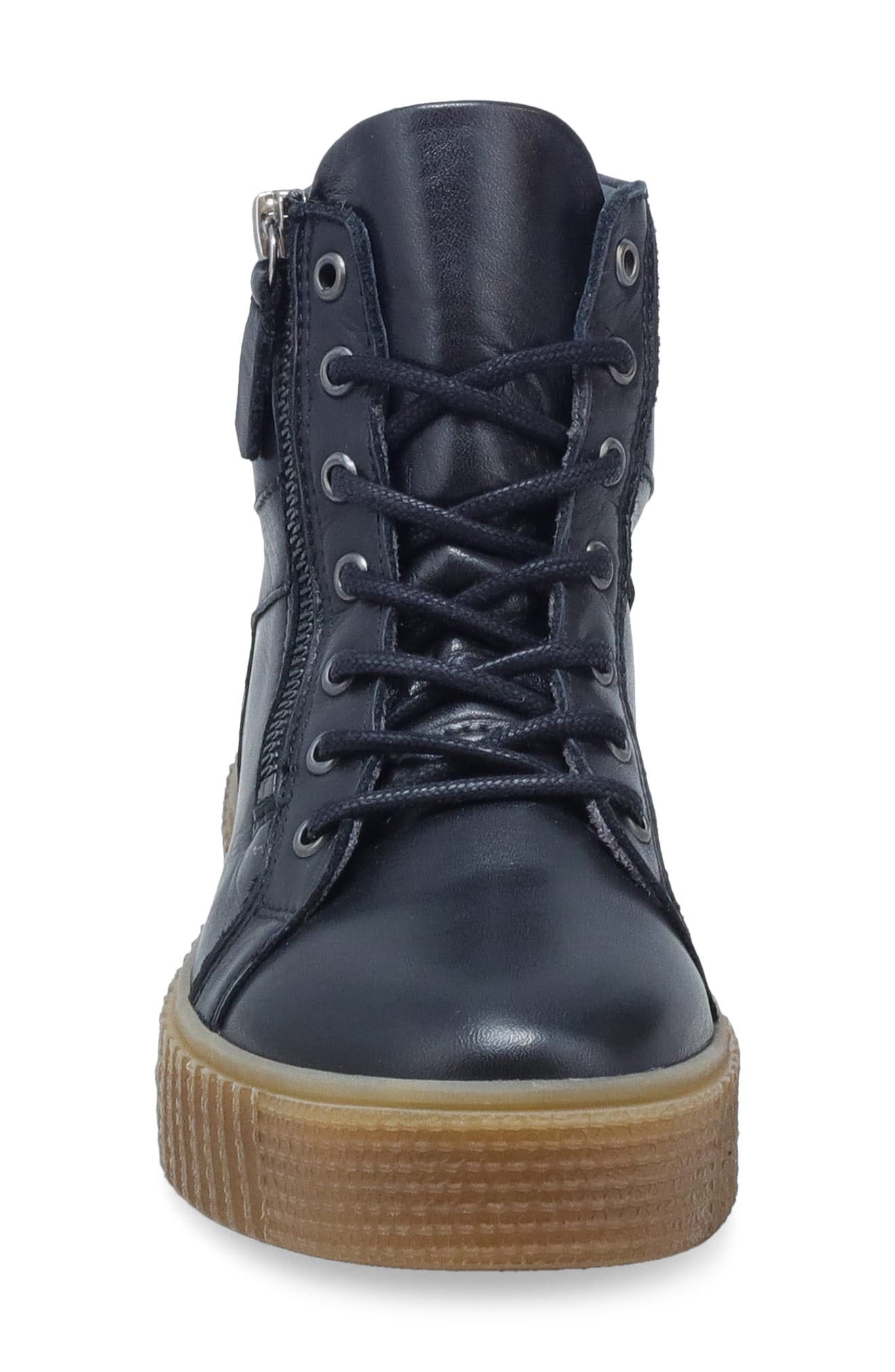 Miz Mooz Saphire Platform Sneaker, Alternate, color, Black