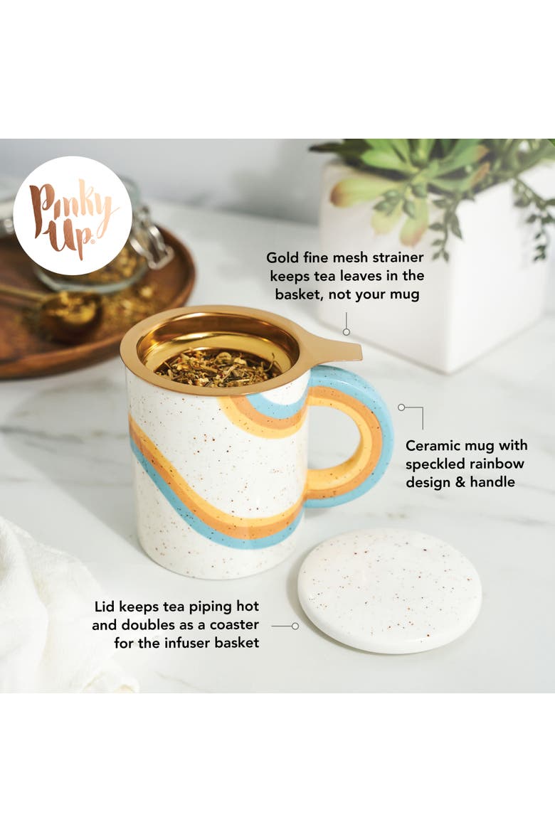 Everlee Mug with Infuser & Lid, Alternate, color, Beige