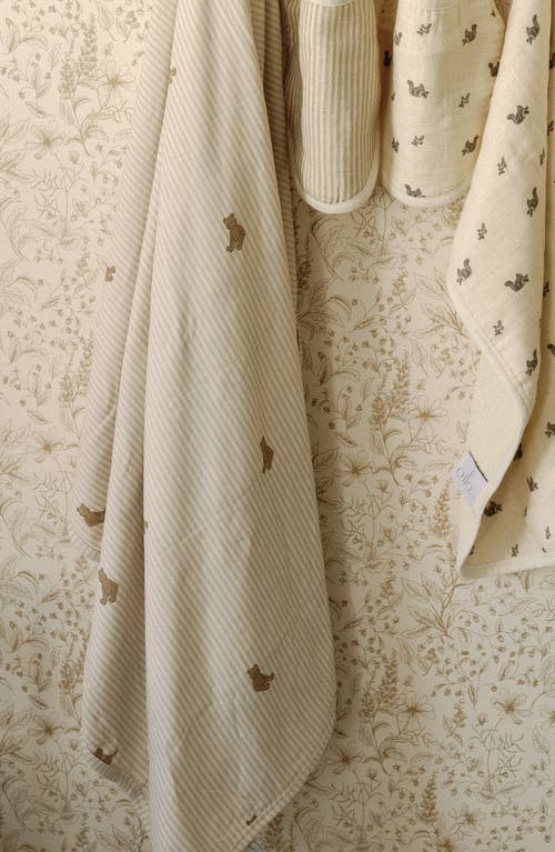 Oilo Assorted 2-pack Organic Cotton Muslin Swaddle Blankets In Eggshell