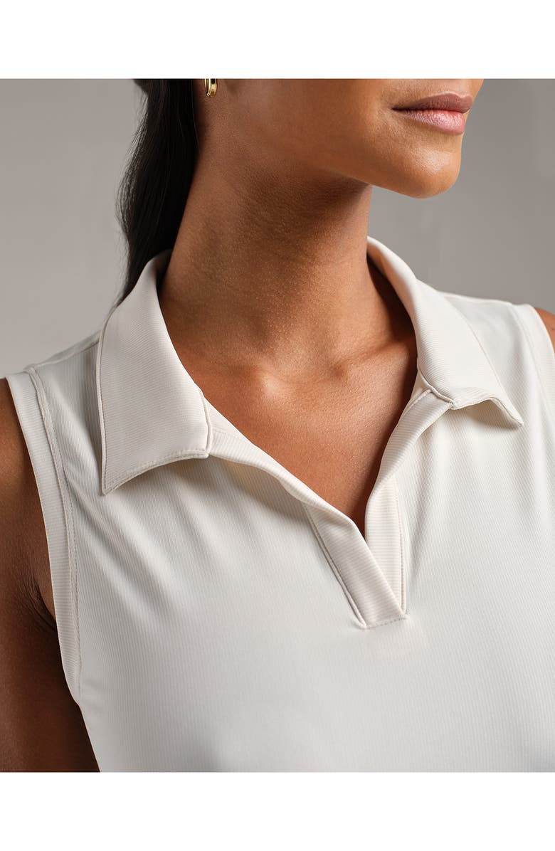 Rhone Stance Rib Sleeveless Performance Polo, Alternate, color, 