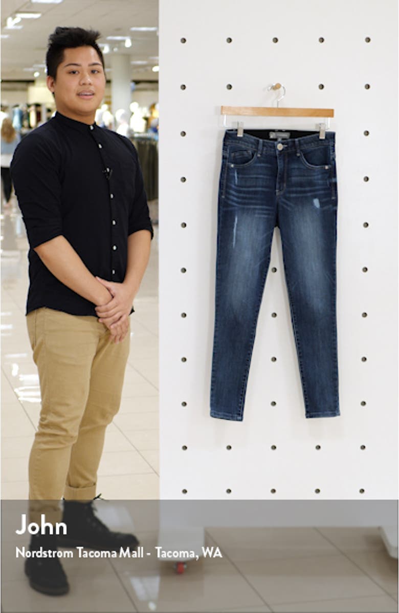 'Ab'Solution Luxe Touch High Waist Ankle Skinny Jeans, sales video thumbnail