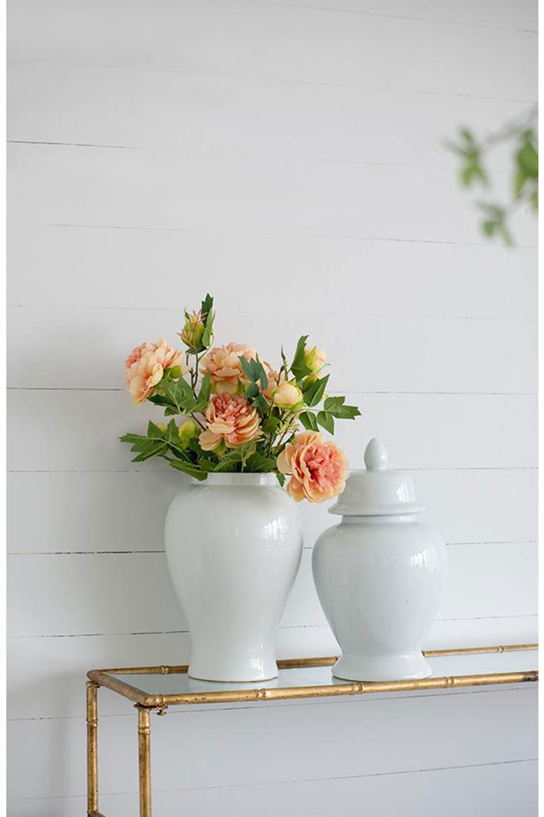 Large Seaford Ginger Jar, Alternate, color, WHITE