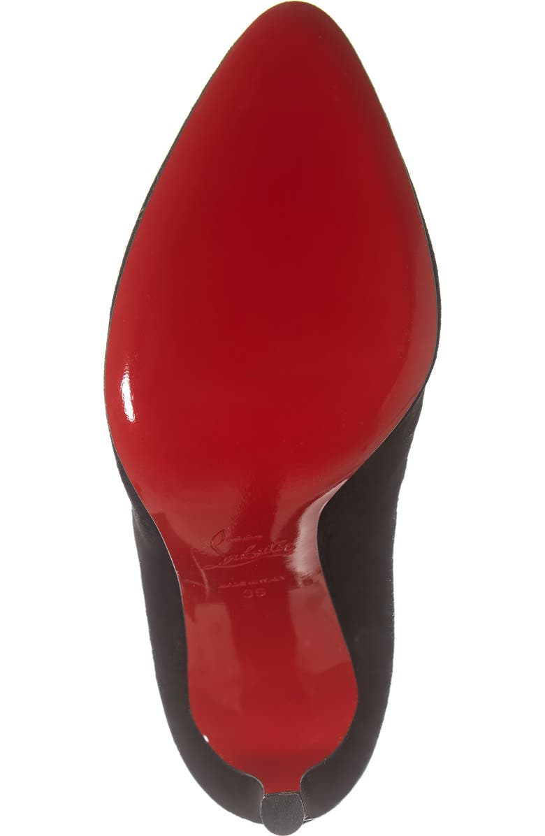 Christian Louboutin Spinetita Cage Lace-Up Bootie, Alternate, color,