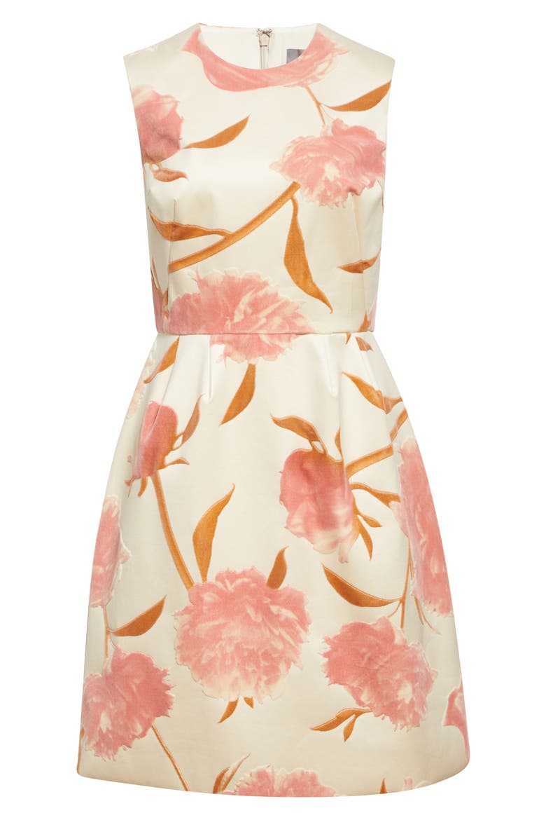 Floral Print Sleeveless Sheath Dress, Alternate, color, PINK MULTI