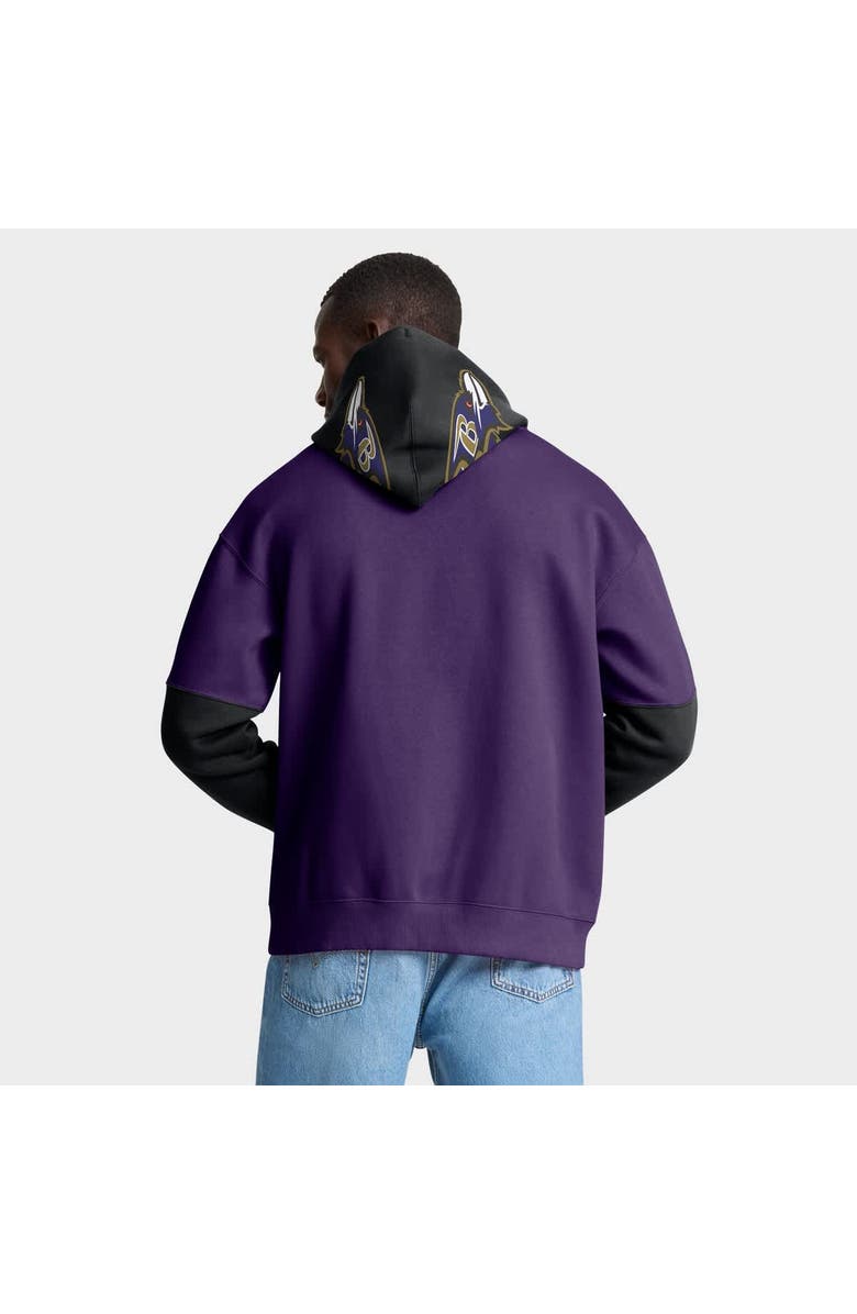FANATICS Men's Fanatics Purple Baltimore Ravens Helmet Pullover Hoodie, Alternate, color, Purple
