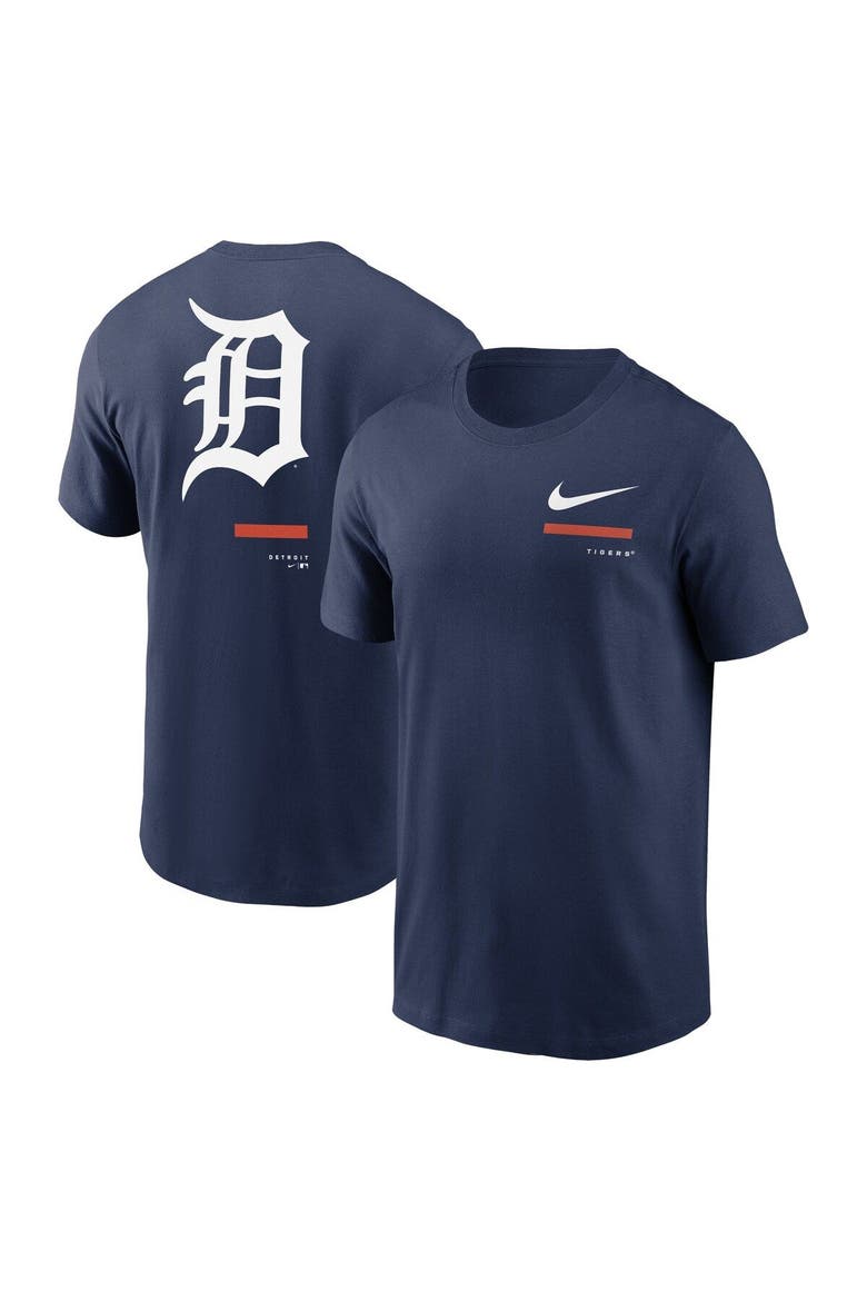 Men's Nike Navy Detroit Tigers Over the Shoulder T-Shirt, Main, color, Navy
