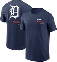 Nike Men's Nike Navy Detroit Tigers Over the Shoulder T-Shirt