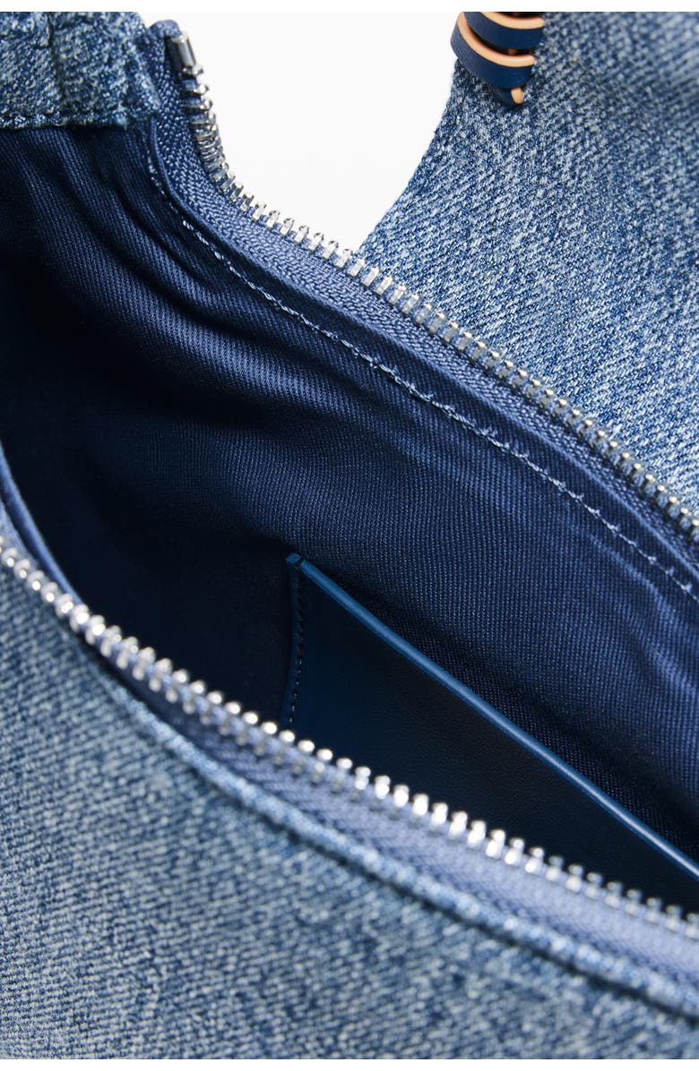 Desigual Denim Shoulder Bag, Alternate, color, Light Blue