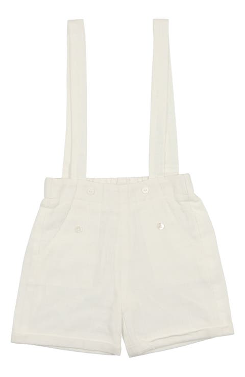 Kids' Delicate Floral Shortalls (Baby & Toddler)