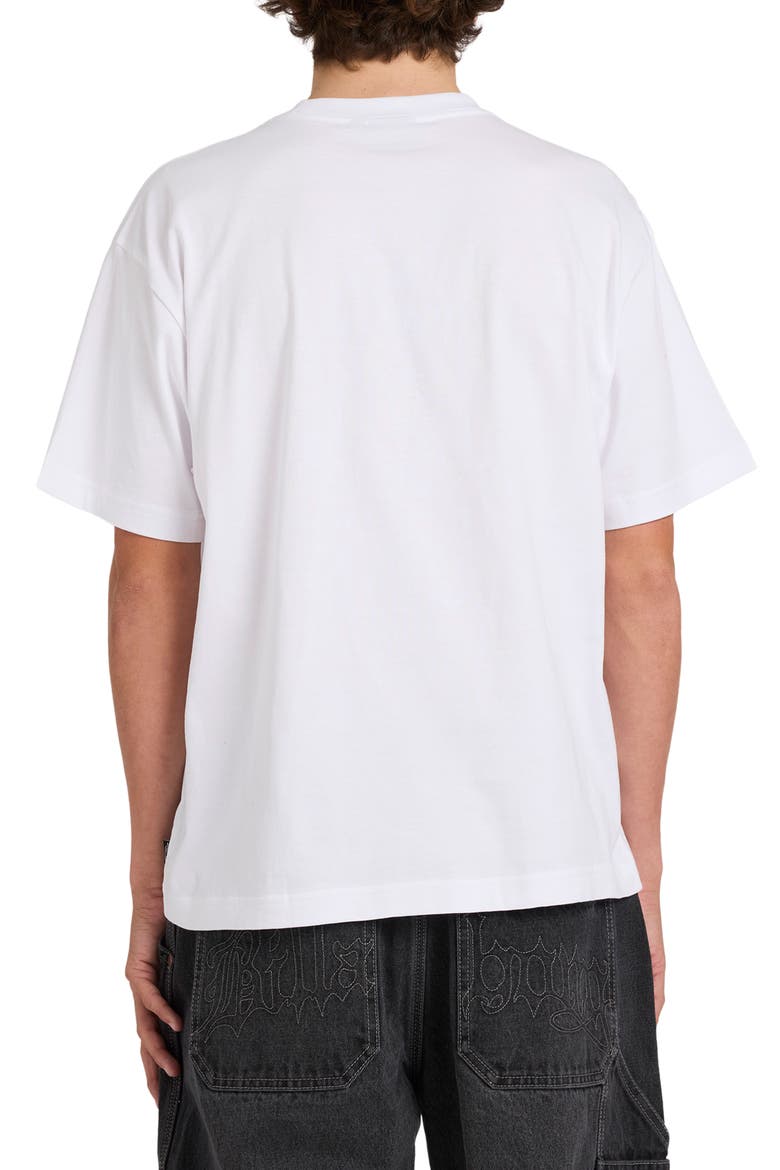 Diamond Logo Cotton Graphic T-Shirt, Alternate, color, WHITE