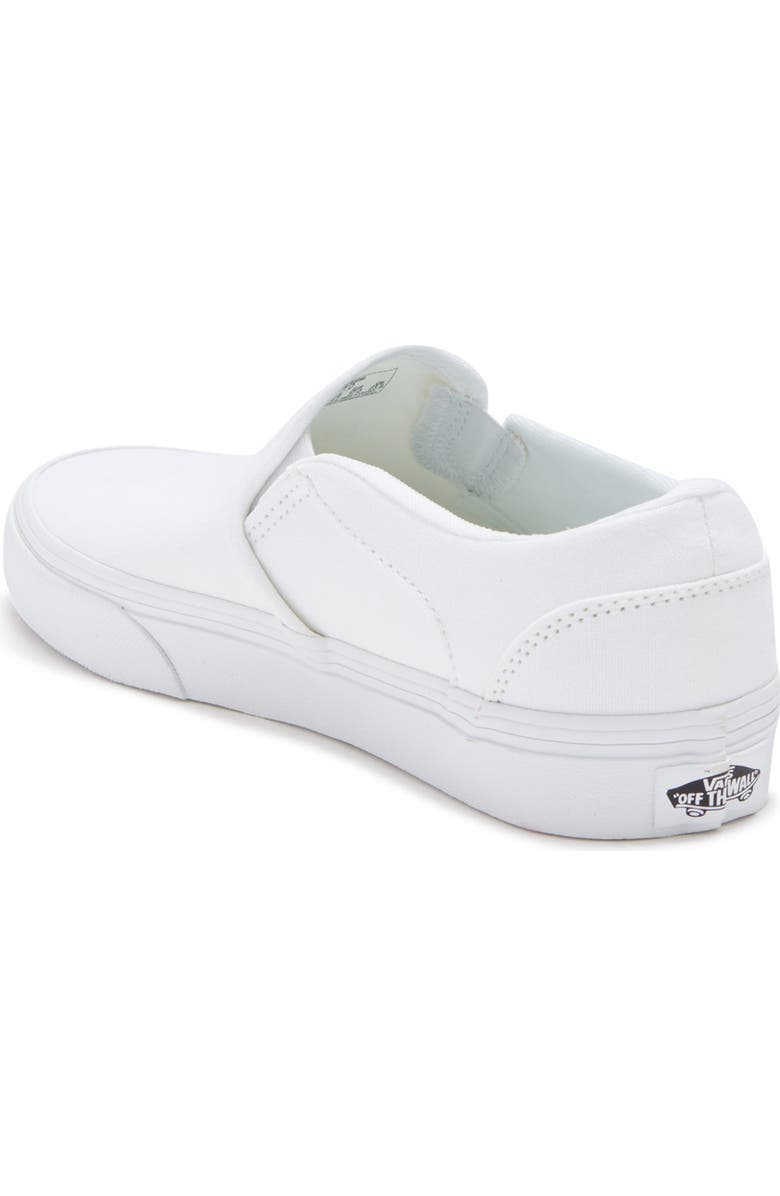 Vans Gender Inclusive Asher Slip-On Sneaker, Alternate, color, Canvas T