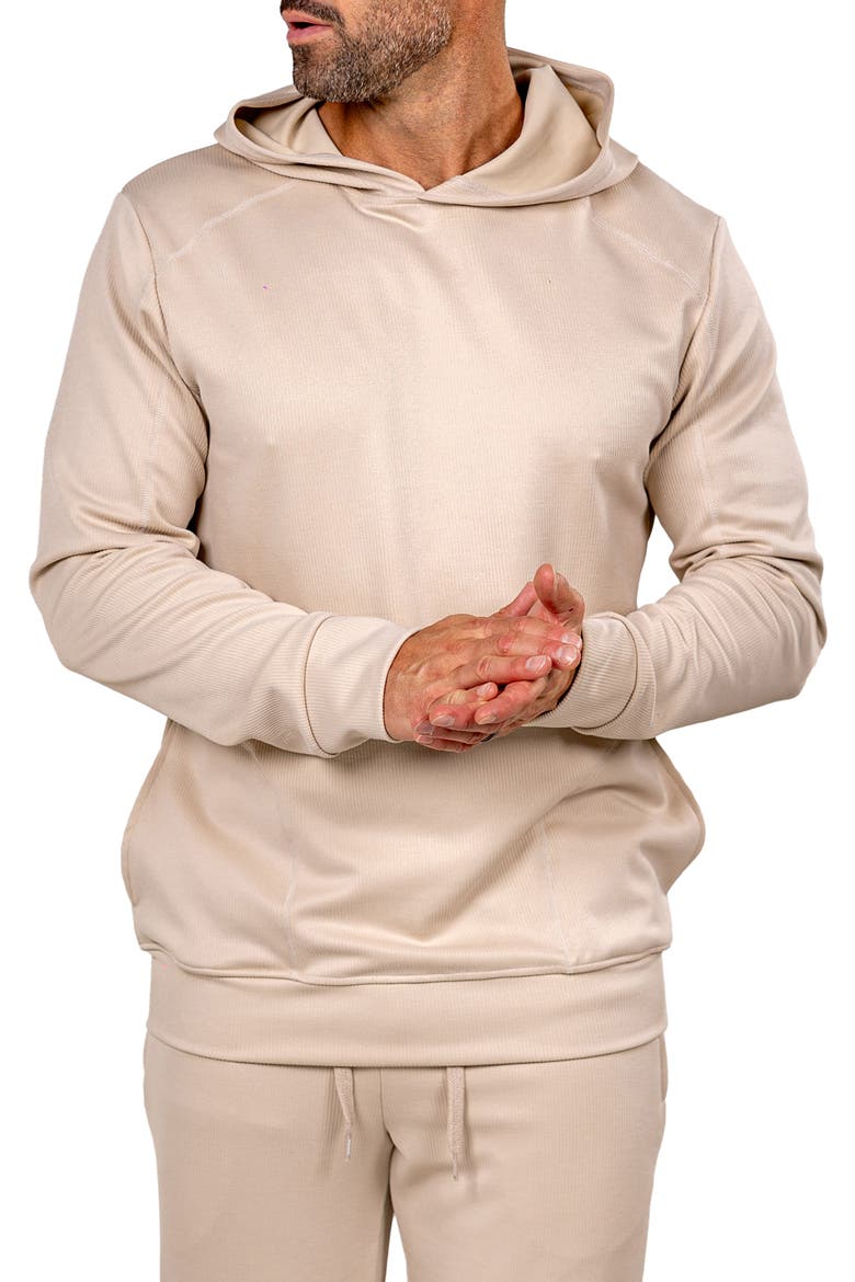 Marthyr Pullover Hoodie, Alternate, color, BEIGE
