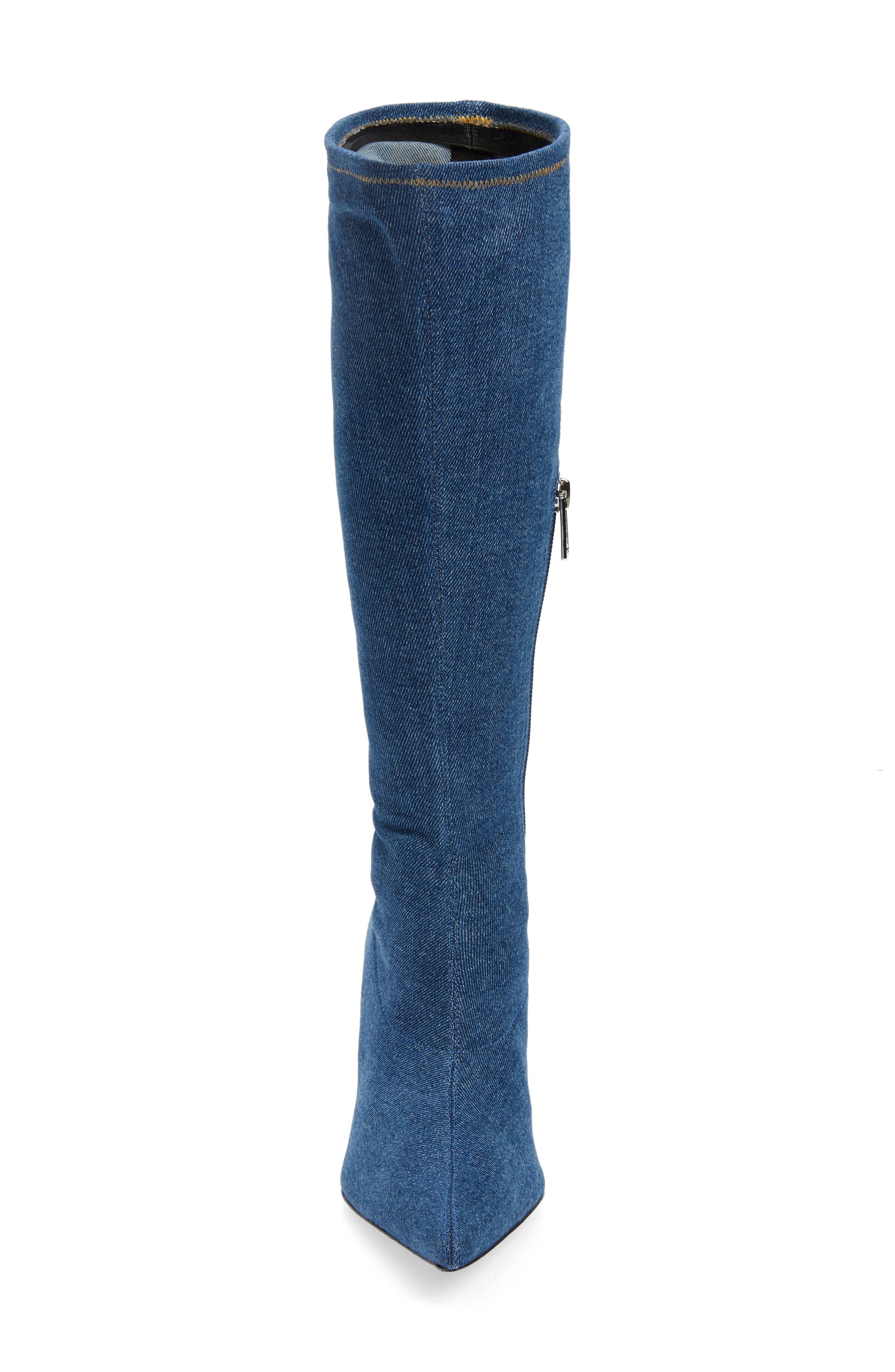 DIESEL<sup>®</sup> Denim Knee High Boot, Alternate, color, 