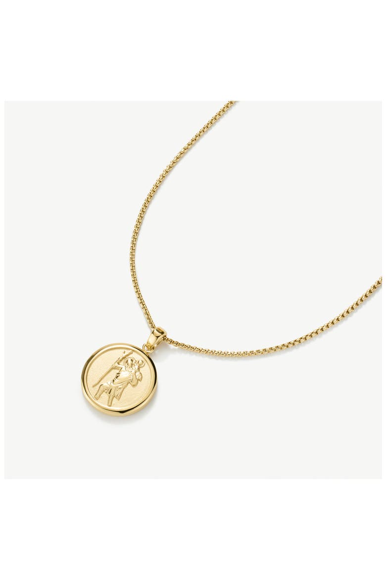 St. Christopher Talisman Pendant Necklace, Alternate, color, GOLD